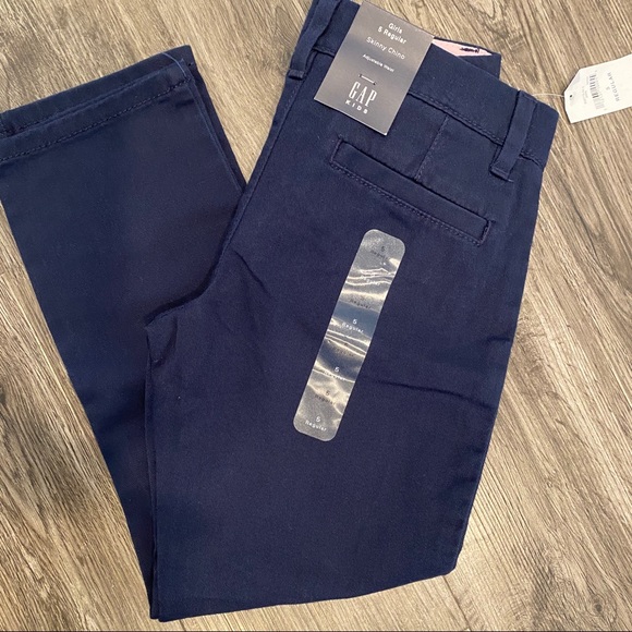 GAP NWT Navy Uniform Skinny Chino 5R - Picture 9 of 11